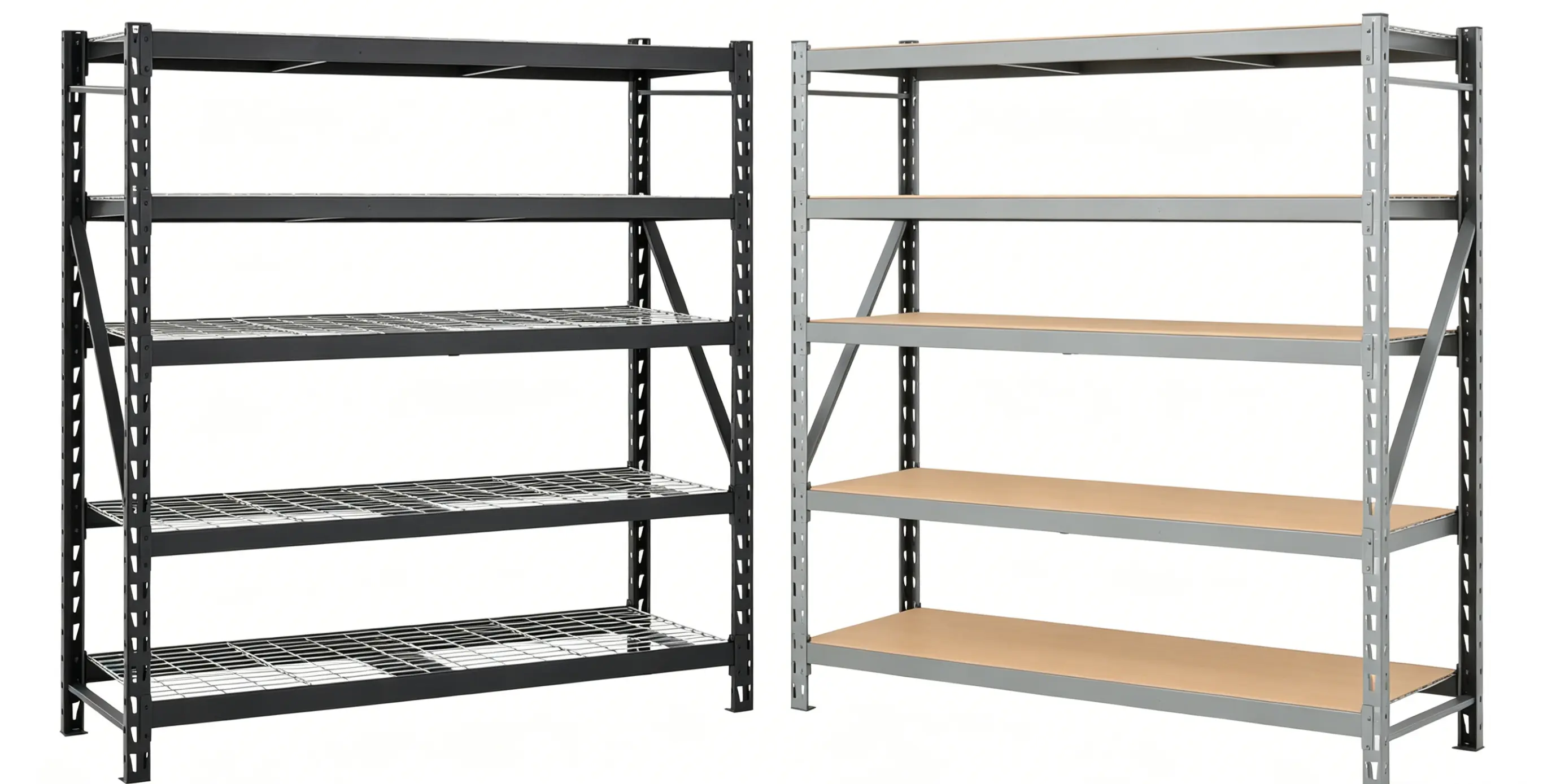 -20260630030839129 Steel-Wood Shelves vs All-Iron Shelves: Which Is Better for Supermarkets?