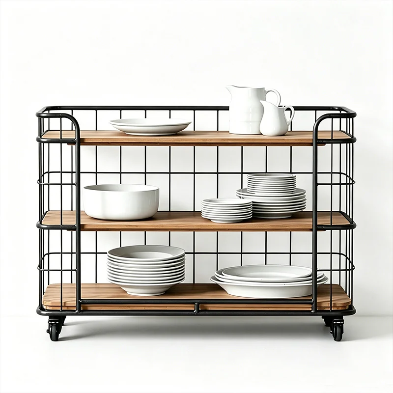 Étagère de rangement à grille