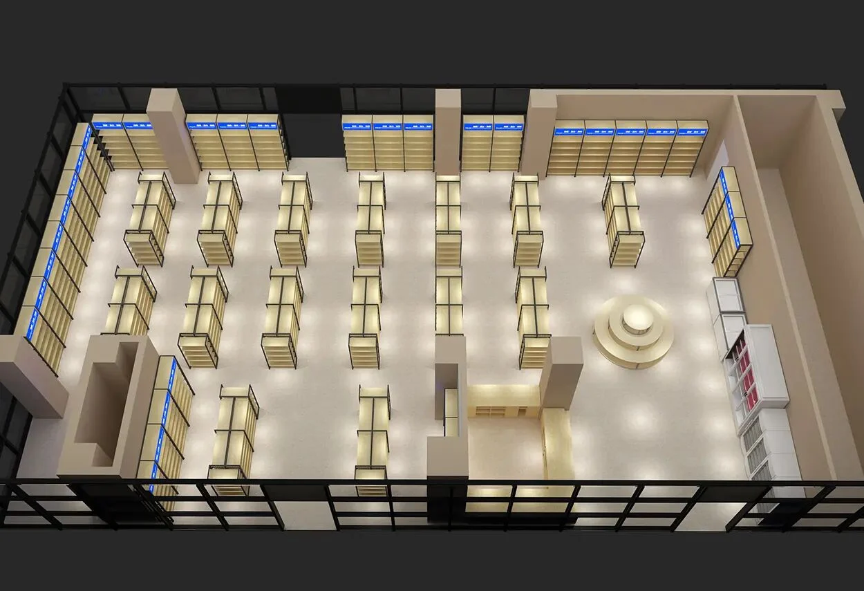 layout de supermercado